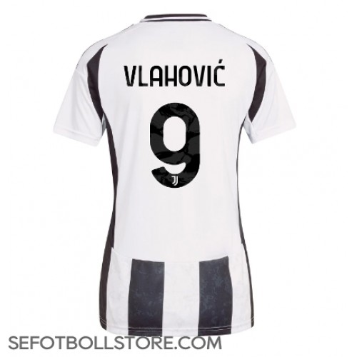 Juventus Dusan Vlahovic #9 Replika Hemmatröja Dam 2024-25 Kortärmad